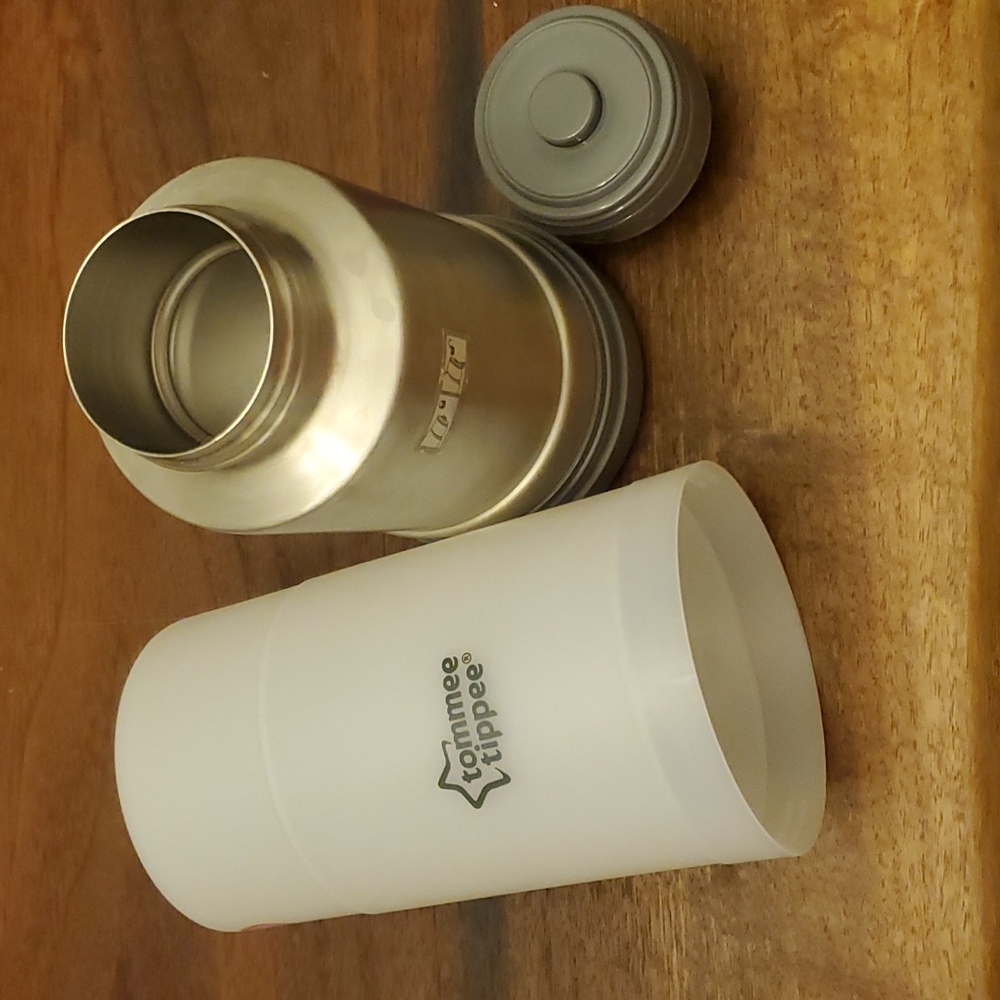 Tommee tippee stainless portable bottle warmer thermos